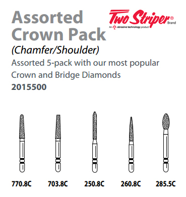 Two Stripper - Crown Assorted Pack - 5 Diamonds